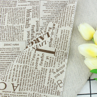 英文报纸咖100*150cm|ins北欧桌布格子餐巾桌垫拍照道具背景布摆件美食摄影摆拍装饰品