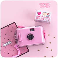 粉色送防水外壳+胶卷+贴纸买1送3 标配|ins傻瓜相机女小礼物实用的潜水胶卷相机学生款迷你复古胶片可换Z8