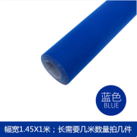 蓝色宽1.45米长需要几米拍几件|拍照背景布摄影黑绒布拍摄道具摄影棚纯色白黑色吸光植绒布不反光