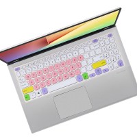 七彩粉色|适用book15s键盘膜顽石六代pro笔记本fl8700f电脑v5000j保护m5050d贴y5