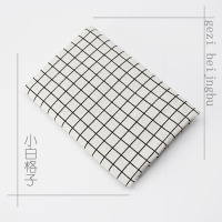 小白格子100*75cm长*宽|ins黑白格子背景布餐巾桌垫桌布拍照装饰具摆件美食摄影摆拍N3