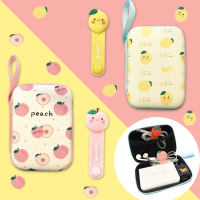 水果多功能充电器收纳包耳机数据线u盘2.5寸移动硬盘零钱整理盒子L6