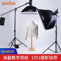 摄影灯sk400ⅱ二代400w影室灯闪光灯影棚灯内置接收远程调控服装产品拍照补光灯套装带造型泡I3