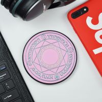 粉色魔法阵(加强版)10W快充+数据线|新款同款无线充电器魔法阵保一年兼容s68以上不发烫B5