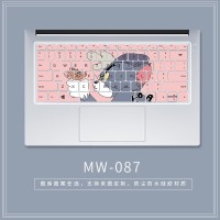 MW-087|可爱键盘膜pro13小新air14定制15matebook星13.3寸15.6mac笔记本电脑保护dA7