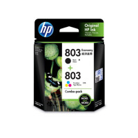 803黑+彩墨盒套装|deskjet2600喷墨一体机803墨盒色添加墨水