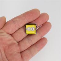 黄色|定制水晶平面热靴盖创意卡通相机防尘盖适用J3