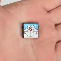 深蓝色|定制水晶平面热靴盖创意卡通相机防尘盖适用J3