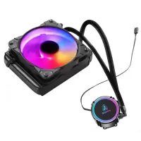 冰凌霜120S|冰凌霜120/240一体式cpu水冷散热器套装 彩色全平台静音风扇Q2