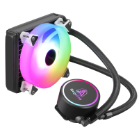 冰凌霜120唯美版|冰凌霜120/240一体式cpu水冷散热器套装 彩色全平台静音风扇Q2