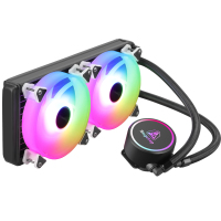 冰凌霜240唯美版|冰凌霜120/240一体式cpu水冷散热器套装 彩色全平台静音风扇Q2