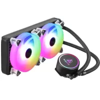冰凌霜240唯美版|冰凌霜120/240一体式cpu水冷散热器套装 彩色全平台静音风扇Q2
