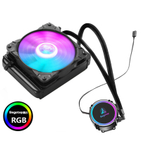 冰凌霜120S幻彩RGB版|冰凌霜120/240一体式cpu水冷散热器套装 彩色全平台静音风扇Q2