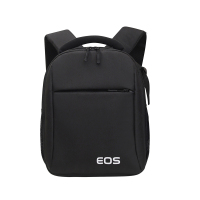 EOS时尚黑色小号1807《送礼包》|单反相机包微单便携双肩佳能尼康索尼专业数码摄影背包防水相机包