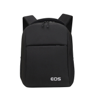 EOS时尚黑色大号1807《送礼包》|单反相机包微单便携双肩佳能尼康索尼专业数码摄影背包防水相机包