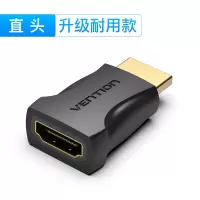 直头[耐用新款] 25cm|转接头弯头直角90度公对母延长线弯角笔记本台式电脑连接显示器电视转换器4k弯