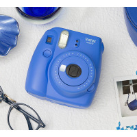 升级版mini9海水蓝 套餐一|拍立得mini11 儿童相机套装 mini9一次成像胶片立拍得7/8升级M5