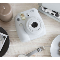 升级版mini9烟灰白 套餐一|拍立得mini11 儿童相机套装 mini9一次成像胶片立拍得7/8升级M5