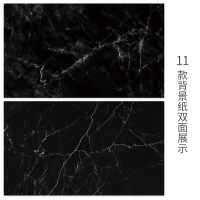 [11款]]深黑色双面|大理石背景纸ins风拍照背景布美食拍摄道具装饰摆件饰品摆拍桌布小静物摄影复古木纹背景板网红U