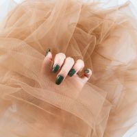 淡棕色|ins透明网纱 美甲烘焙蛋糕纹绣花艺宝宝摄影道具拍照背景纱布装饰K7