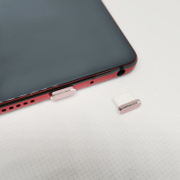 T玫瑰金2个充电塞+礼品送喇叭孔防尘网|nova7se/pro充电孔软手机耳机口防尘塞防水喇叭挡灰孔位堵头P3