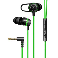 黑鲨3游戏耳机入耳式吃鸡专用听声辩位弯头有线带麦和平精英电竞台式电脑手机cf笔记本c耳麦pro高音质O6