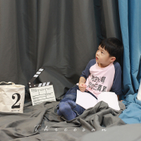 深灰色3x2.5米送6对钉夹|网红间ins灰白色拍照背景布摄影道具服装店挂墙装饰窗帘幕布U0