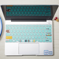 mate13/14中间键盘不带摄像头[可爱猫猫]|matebook14键盘膜x电脑pro13保护mate电脑ed15.6