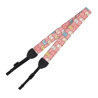 粉色小象|拍立得相机带可爱卡通数码微单相机肩带单反相机背带挂脖斜跨通用 佳能尼康索尼富士相机通用挂绳背带肩带