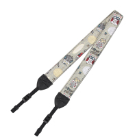 灰色猫头鹰|拍立得相机带可爱卡通数码微单相机肩带单反相机背带挂脖斜跨通用 佳能尼康索尼富士相机通用挂绳背带肩带