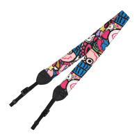 个性涂鸦|拍立得相机带可爱卡通数码微单相机肩带单反相机背带挂脖斜跨通用 佳能尼康索尼富士相机通用挂绳背带肩带