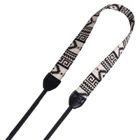 黑色几何|拍立得相机带可爱卡通数码微单相机肩带单反相机背带挂脖斜跨通用 佳能尼康索尼富士相机通用挂绳背带肩带