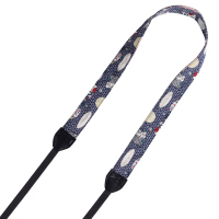 蓝色猫头鹰|拍立得相机带可爱卡通数码微单相机肩带单反相机背带挂脖斜跨通用 佳能尼康索尼富士相机通用挂绳背带肩带