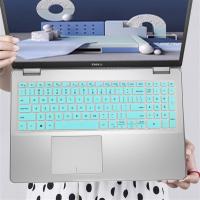 半透薄荷|15.6寸灵越5584 fit燃5000笔记本键盘保护膜7000 7590 7591X7