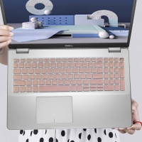 半透玫瑰金|15.6寸灵越5584 fit燃5000笔记本键盘保护膜7000 7590 7591X7