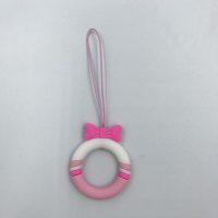 蝴蝶结米妮|手机挂绳指环扣挂饰挂件可爱手机扣指环绳短款手机壳指环扣手机绳硅胶指环手机圈小指环u盘硅胶圈吊绳短N7