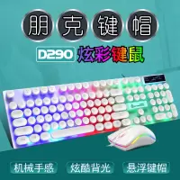 有线键盘鼠标套装背光游戏电脑台式发光真机械手感笔记本usb外接