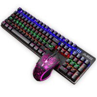 机械键盘鼠标套装青轴黑轴游戏电竞外设三件套笔记本电脑有线键鼠套装耳机网吧二件茶轴红轴全键盘Z4