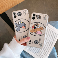 11手机壳猫和老鼠适用ipex/xr/se镜头保护套8plus男女11pro/xs硅胶软壳7p新款个性情侣网红insQ6