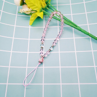 青花瓷手腕绳-粉色|手机挂绳短款挂手绳手机绳子短手腕链手机链女青花瓷挂饰u盘挂件