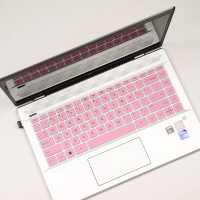 半透粉色|电脑键盘保护膜适用于14寸hp青春版笔记本星14键盘膜畅游人x十代防尘套小欧14s薄锐envy13按