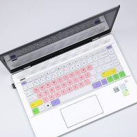 七彩粉色|电脑键盘保护膜适用于14寸hp青春版笔记本星14键盘膜畅游人x十代防尘套小欧14s薄锐envy13按