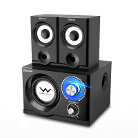 bt 618电脑音响低音炮家用台式机超重低音有源多媒体手机无线蓝牙小音箱笔记本usb客厅影响木质大功率W9