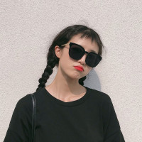 2020新款墨镜女ins韩版潮人网红个性圆脸街拍大框复古文艺太阳镜