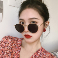 墨镜女ins大脸显瘦2020年夏季新款韩版潮圆脸复古港风眼镜太阳镜