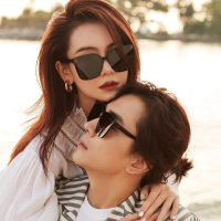 墨镜女ins大脸显瘦2020新款潮网红街拍蹦迪复古港风圆脸太阳眼镜