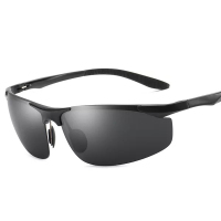 黑色框(灰黑偏光镜片)白天专用|黑科技高清偏光夜视镜开车专用夜视眼镜防远光灯日夜两用太阳镜男X6