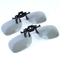 两副装(一副普通3D+一副IMAX) 防刮布袋|3d眼镜夹片电影院专用imaxreald偏光偏振3d电视立体眼睛近视E8