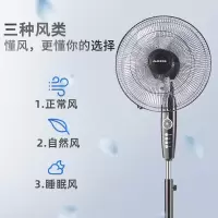 电风扇落地扇家用立式轻音大风力台式风扇遥控宿舍摇头电扇E6