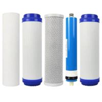 五级反渗透背排式|净水器滤芯10寸通用饮水机三级五级过滤芯PP棉RO膜活性炭UDF家用E6
